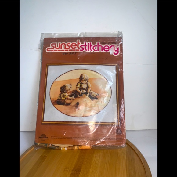 Sunset Stitchery Sand Castle Kit - Picture 1 of 2